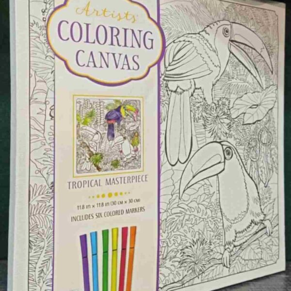 Artmaker Artists Coloring Canvas Tropical Masterpiece