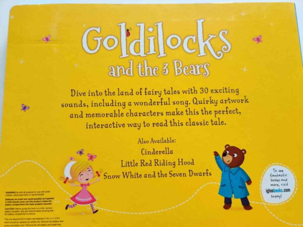 Goldilocks & the 3 Bears BoardBook with Sound - Image 3