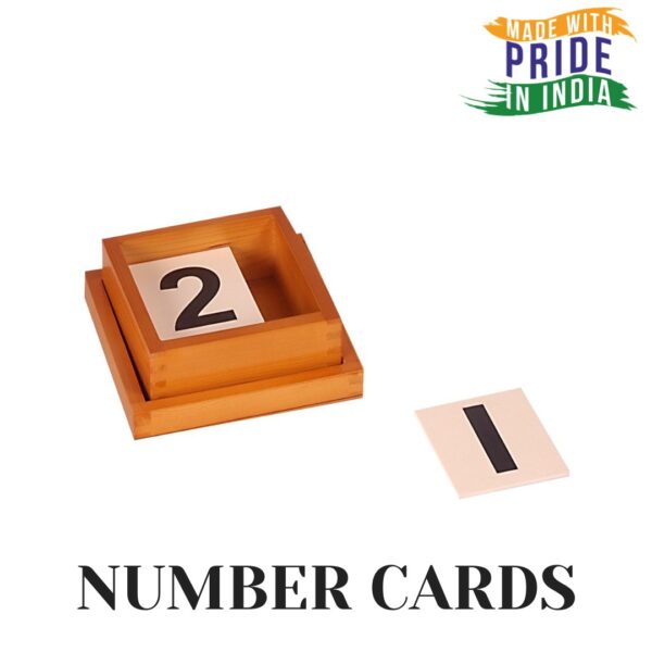 Montessori wooden number cards (0-10) - Image 2