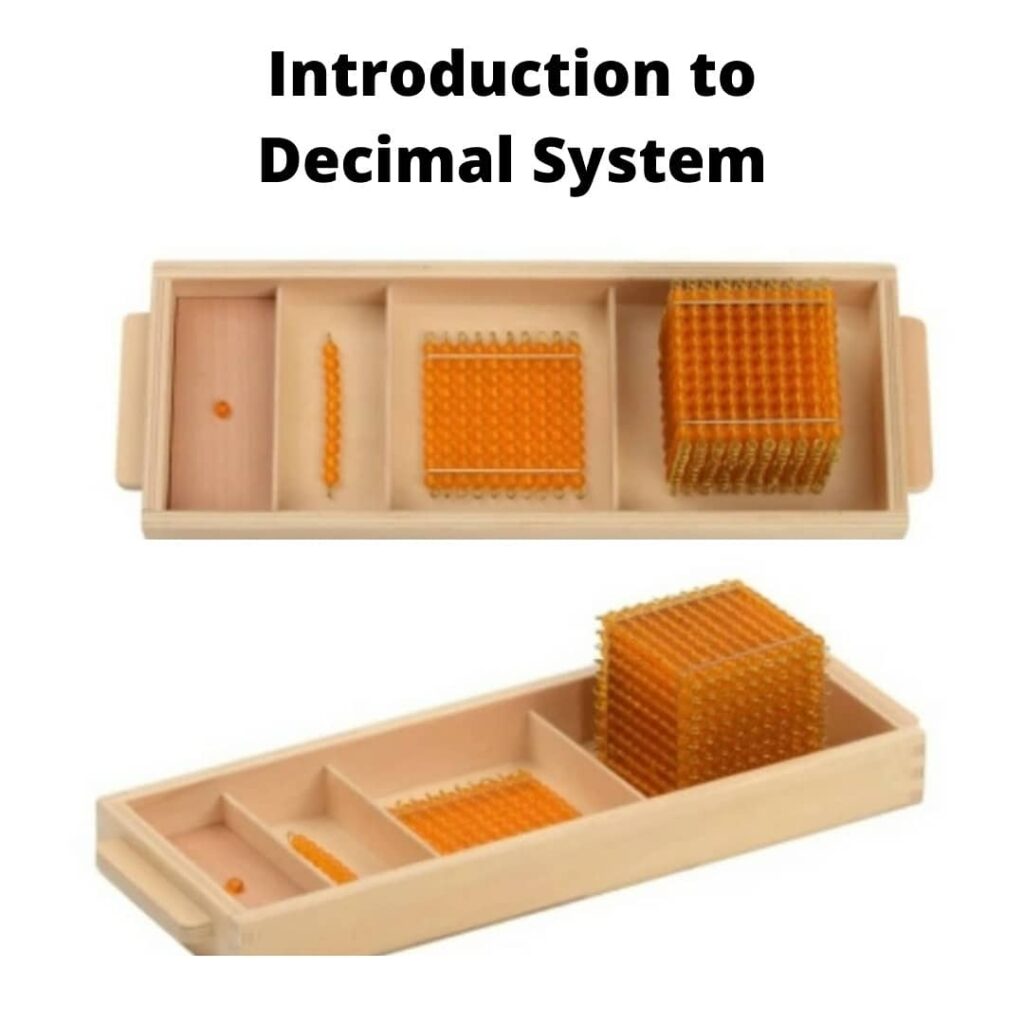 Montessori Introduction To Decimal System