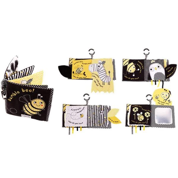 Bumble Bee Cloth Book with flaps