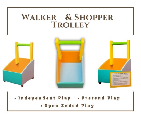 Walker Shopper Trolley Montessori Toy - Image 5